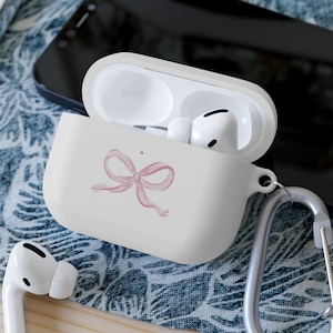 airpods pro 2 case, cute bow ribbon Airpods case cover, coquette  Airpods Pro Case