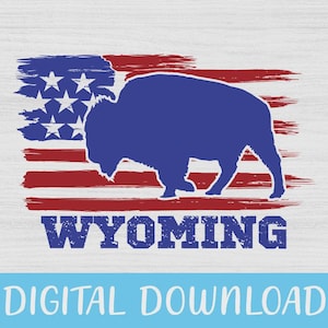 Wyoming Png, Wyoming Clipart sublimatie ontwerp Png, Verenigde Staten vlag Wyoming, Wyoming Svg-bestanden voor Cricut, staten Clipart digitale downloads
