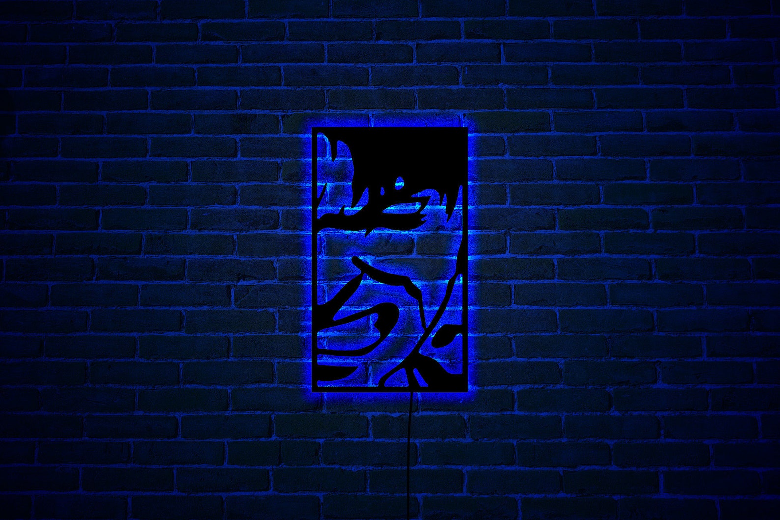 Hulk Wood Wall Art With Rgb Led Light, Hulk Home Decor, Hulk Neon Sign ...