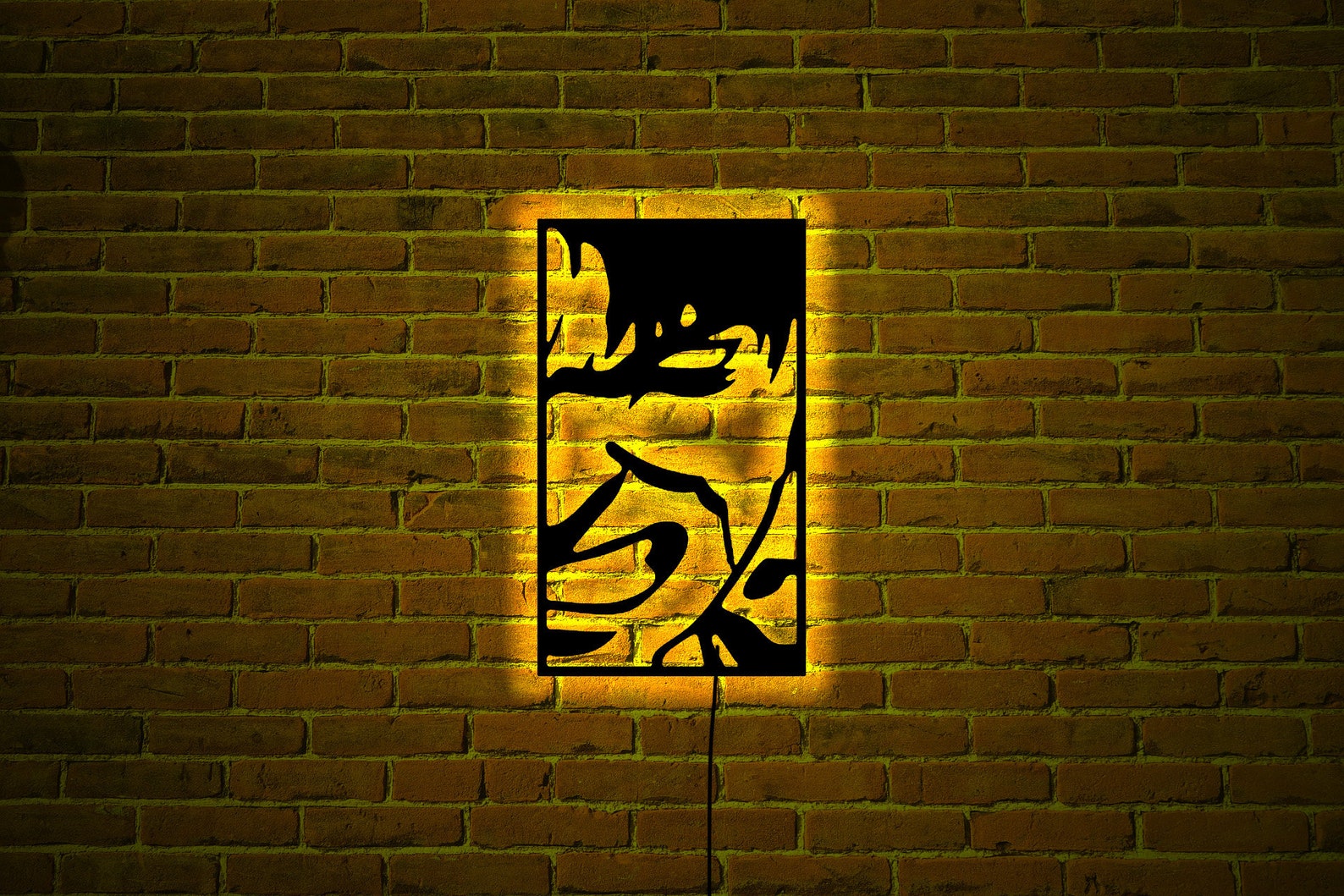 Hulk Wood Wall Art With Rgb Led Light, Hulk Home Decor, Hulk Neon Sign ...