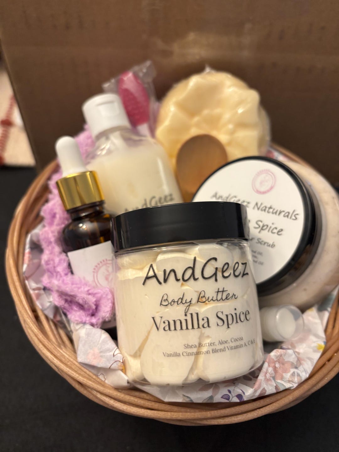All Things Vanilla Basket - Etsy