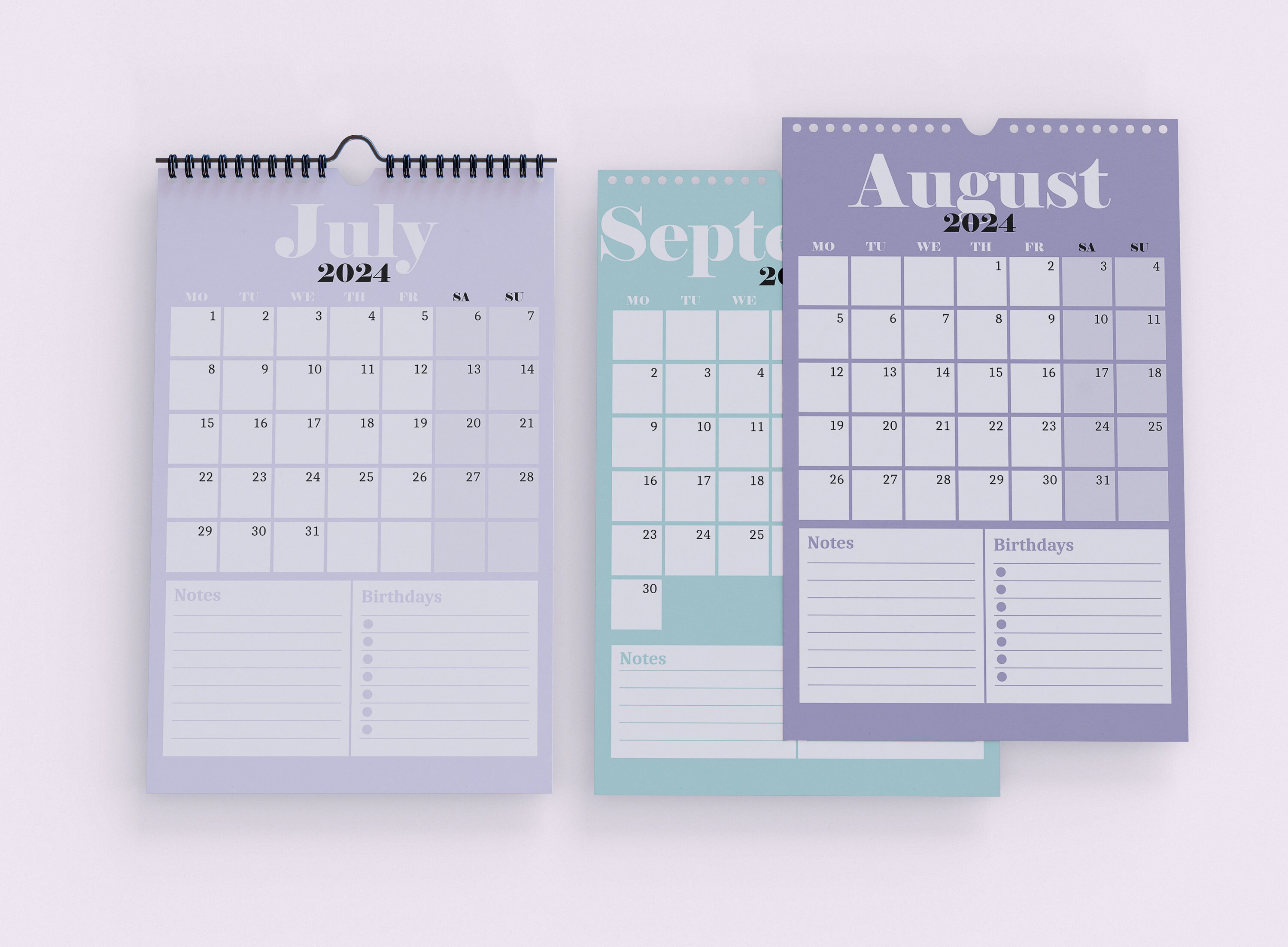 Remarkable 2 Calendar Gtd Planner Printables January 2024 - Etsy