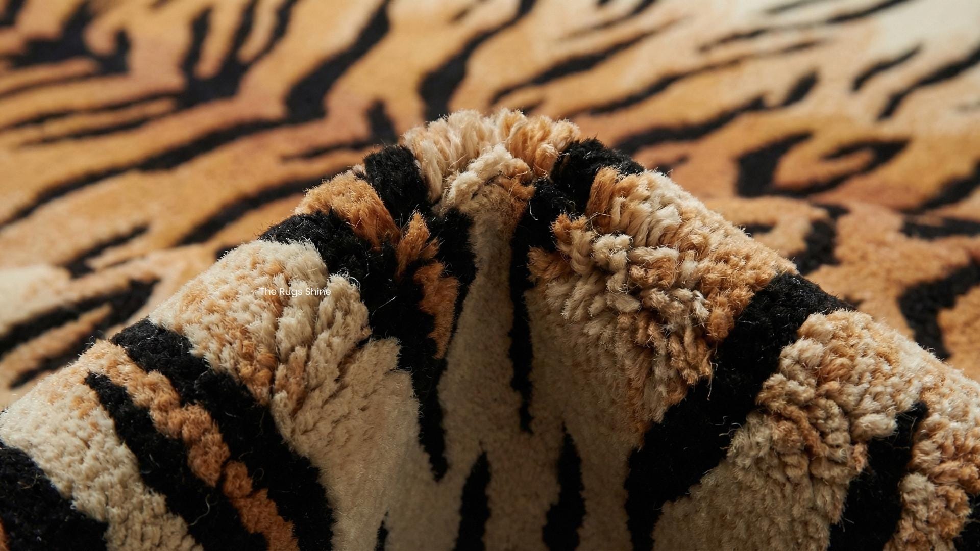 Tiger Handmade Tufted Area Rug | Bold Animal Pattern Living Room Carpet ...
