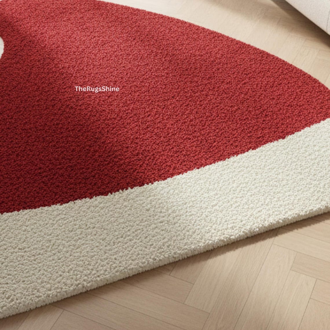 Hand-tufted Wool Santa Hat Rug - Festive Holiday Decor - Etsy