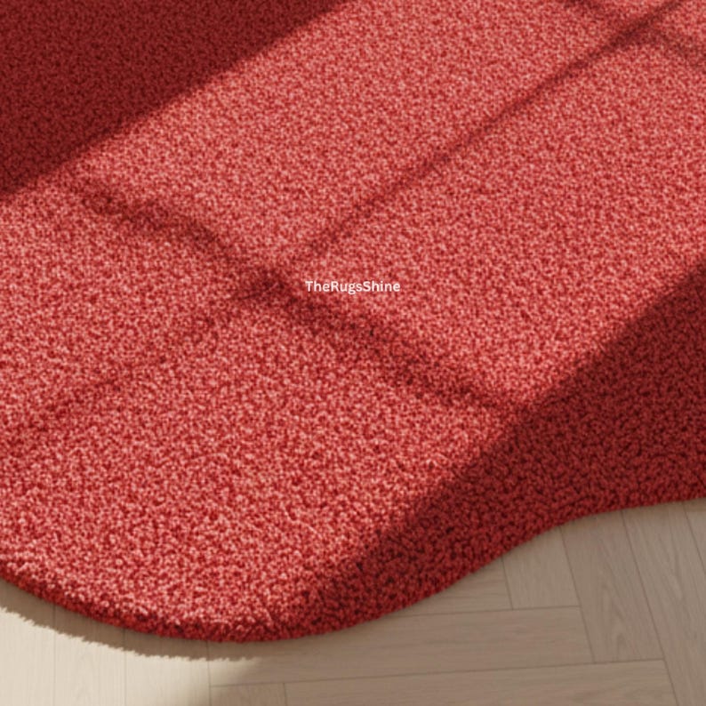 Hand-tufted Wool Apple Rug: Playful Kids Room Carpet - Etsy