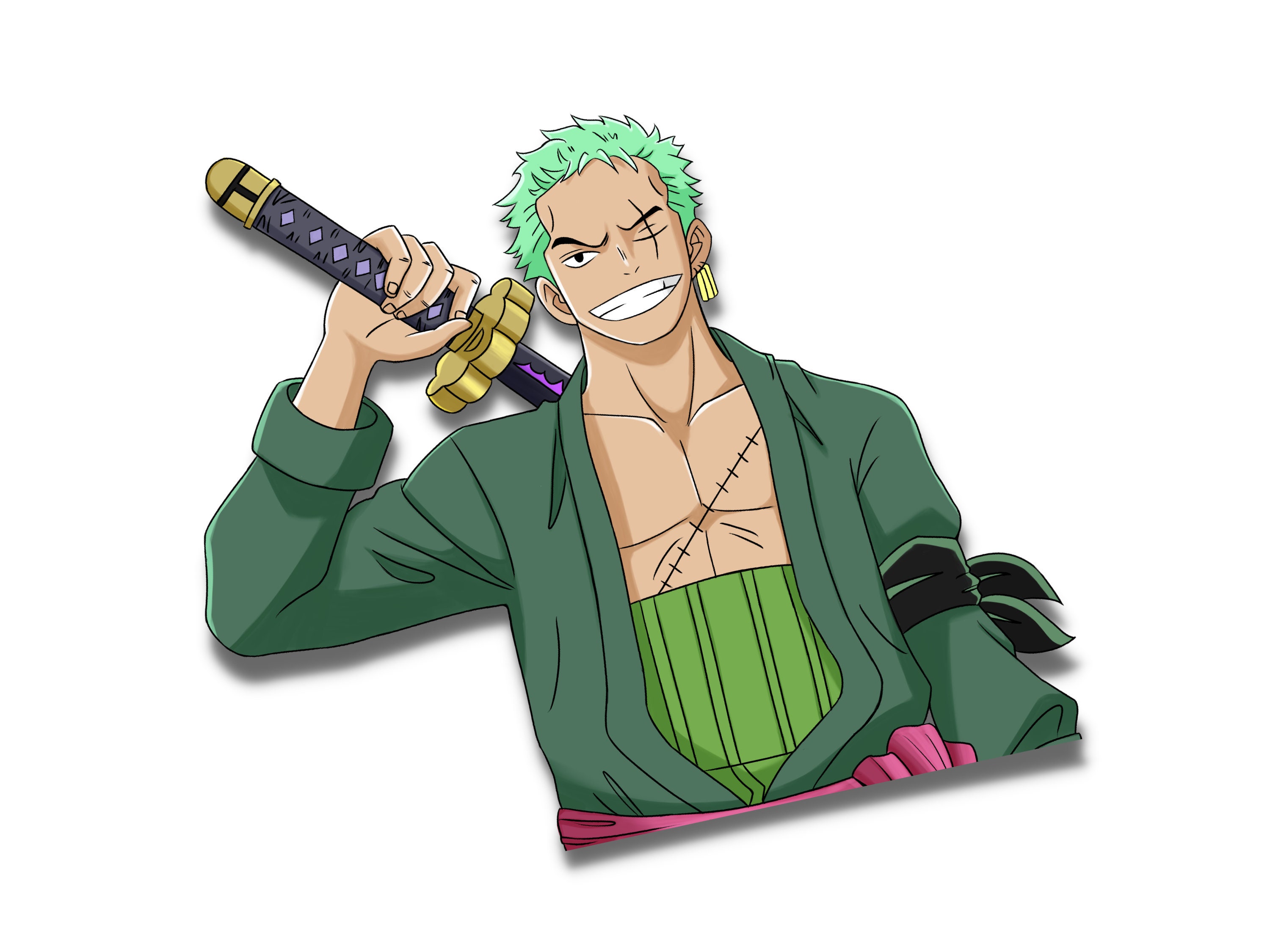 One Piece Zoro Logo  Sticker for Sale by ratnhieuchuyen0