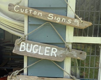Driftwood Sign | Handcrafted Coastal Decor by The Driftwood Dude