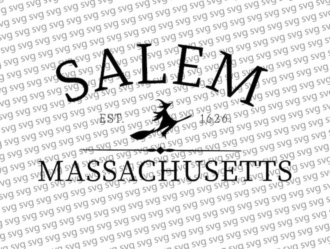 Salem SVG Salem Massachusetts Svg Halloween SVG Witch Shirt Etsy