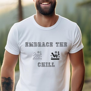 Ice Bath Shirt, Embrace The Chill, Cold Plunge Bath Shirt, Ice Bath Unisex Shirt, Gift for Ice Bath Lover