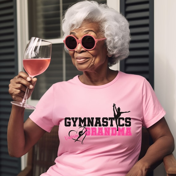 Cute Gymnast Grandma Shirt Gymnastics Gift Granny Gran Cute Gymnast Grandma Shirt Gymnastics Gift Granny Gran