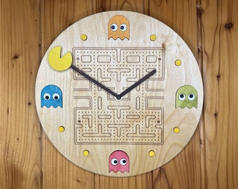Wall clock Pac-Man II, decoration, retro, nostalgia