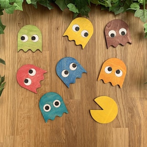 Geister Magnete (7cm / 10cm), Retro, Nostalgie, Gaming