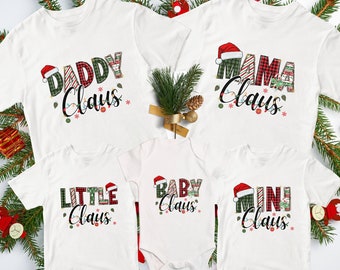 10 Quotes Santa Claus Christmas Family Shirts, Christmas Sarcastic Shirt, Family Shirt, Christmas Custom Shirt, Christmas Funny Tee, Group