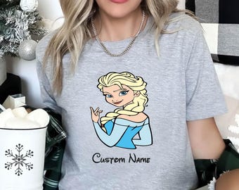 Disney Elsa Shirt, Frozen Elsa Shirt, Princess Matching, Princess Shirt, Elsa Sweatshirt, Elsa Shirt, Disney Matching Shirt, Birthday Shirt