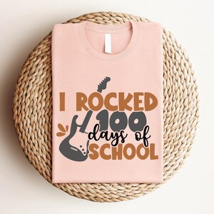 I Rocked 100 Days Of School Shirt, 100 Day Shirt, 100th Day Of School Celebration, Student Shirt, Back to School Shirt, Gift For Teacher