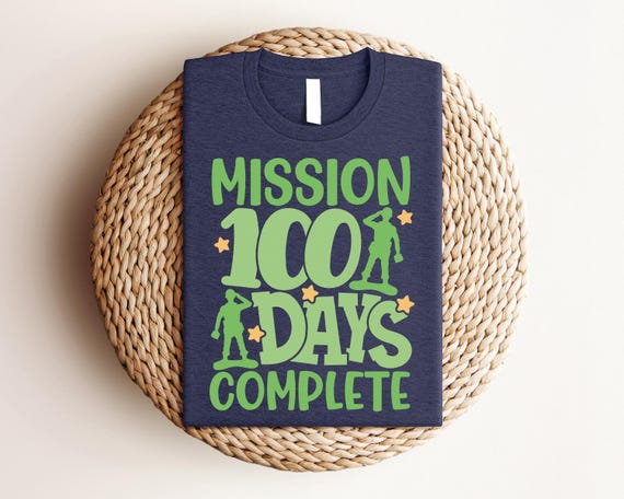 Mission 100 Days Complete Shirt, 100 Day Shirt, 100th Day Of School Celebration, Student Shirt, Back to School Shirt, Teacher Group, Gift