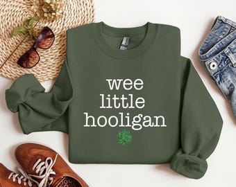 Sweat-shirt pour tout-petits petits voyous, chemise pour enfants de la Saint-Patrick, sweat-shirt pour tout-petit, sweat-shirt irlandais, Saint-Patrick, cadeau pour les enfants