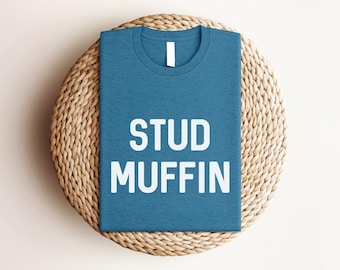 Camiseta Stud Muffin, Sudadera de San Valentín para niños, Regalo para papá, Conjunto de San Valentín para bebé niño, Suéter de San Valentín para niño pequeño, Sudadera de cuello redondo para niños a la moda