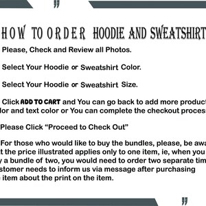 how to order a hoodie and sweatshirt