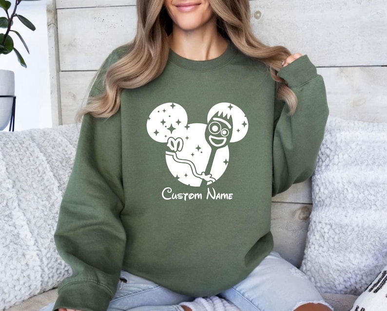 Moletom Disney Forky, Toy Story Forky, Camiseta Mickey e Forky, Camiseta Disney, Combinação Disney, Combinação Toy Story, Camiseta Forky, Camiseta Forky imagem 3