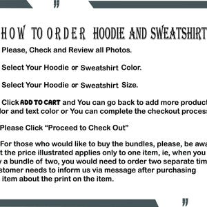 how to order a hoodie and sweatshirt