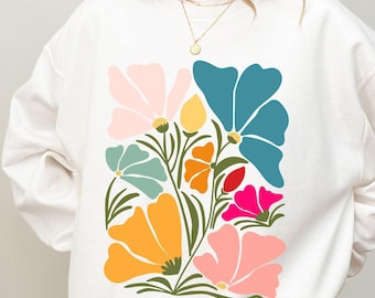 Wildflowers Boho Shirt, Boho Flower Shirt, Womens Flower shirt, Botanical T-Shirt For Women, Flower Shirt, Floral Shirt, Botanical Tee