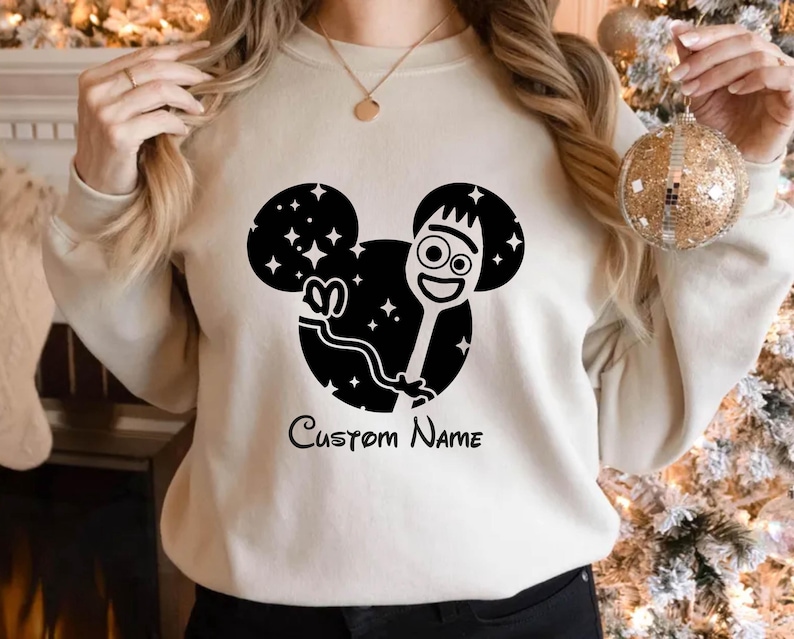 Moletom Disney Forky, Toy Story Forky, Camiseta Mickey e Forky, Camiseta Disney, Combinação Disney, Combinação Toy Story, Camiseta Forky, Camiseta Forky imagem 2