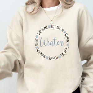 Moletom de chocolate quente, moletom de estação aconchegante, camisa de estação congelante, presente de feriado de inverno, moletom de inverno, camisa de inverno, camisa de outono