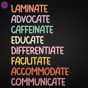 Teacher Lamination Nation PNG: Caffeinated Educator Design (Digital Download)