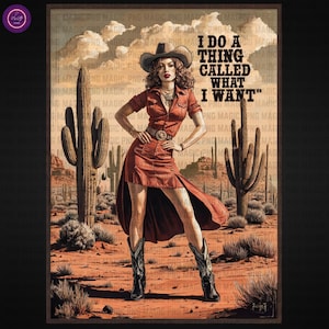 Western Cowgirl PNG: Rodeo Art, Shirt Sublimation (Digital Download)