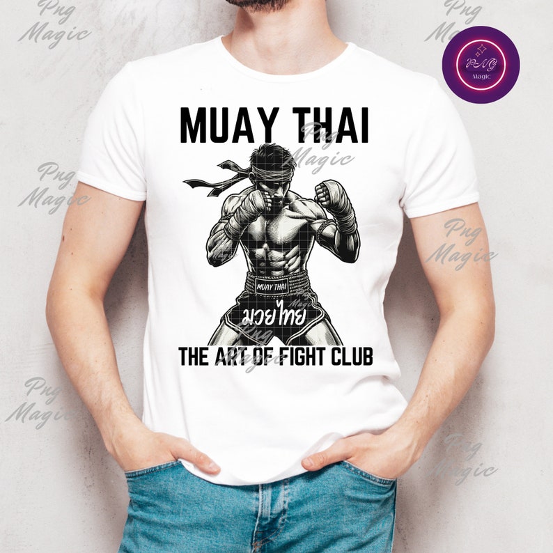 Muay Thai PNG SVG Thai Art Tigers Muay Thai Fighter Vintage Kickboxing ...