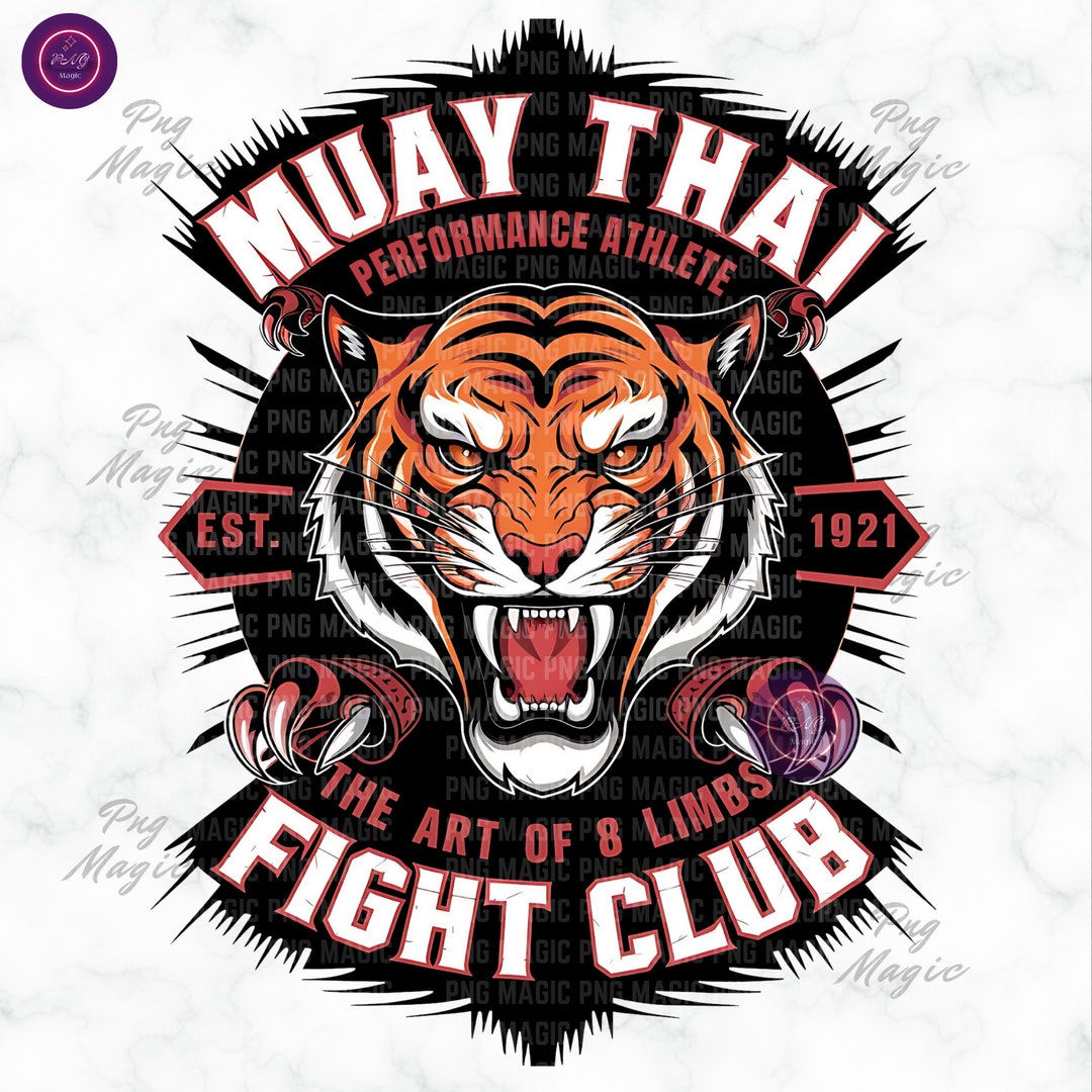 Pop Culture Guess Tiger Muay Thai PNG Thai Art Tigers Muay Thai Fighter  Vintage Kickboxing Boxing, image size:1080x1080