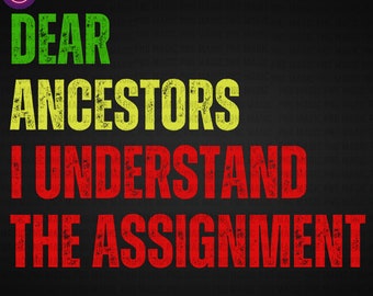 Dear Ancestor Quote PNG SVG, Family History, Genealogy Enthusiast Design, Ancestry Lover Sublimation, Heritage Digital Download