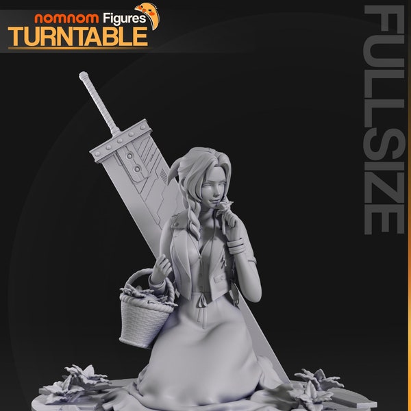 Aerith 12k 3D printed | Final Fantasy 7 | FF7 | Statue