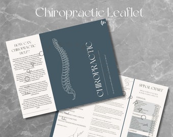 Chiropractic Leaflet- introducing patients to chiropractic PDF Download File for self printing