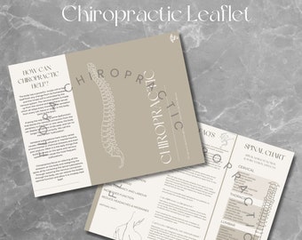 Chiropractic Leaflet- introducing patients to chiropractic PDF Download File for self printing