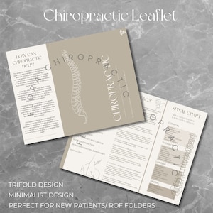 Ulotka chiropraktyczna – wprowadzenie pacjentów do chiropraktyki Pobierz plik PDF do samodzielnego wydruku