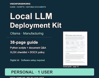 Local LLM Deployment Guide: Ollama for Manufacturers, Personal License