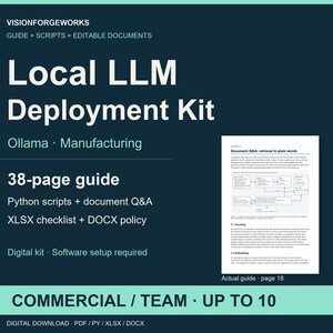 Local LLM Deployment Guide: Ollama for Manufacturers, Commercial License