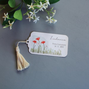 Segnaposto personalizzabile per Battesimo, Comunione, Cresima, nascita, Matrimonio, Promessa, compleanno | set da 10 pezzi