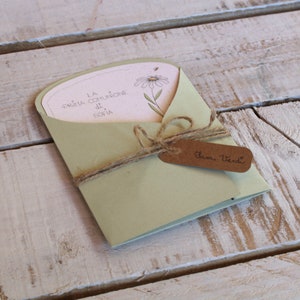Invito personalizzabile per battesimo, prima comunione, cresima, laurea, matrimonio e qualsiasi evento, in cartoncino | set da 10 pz