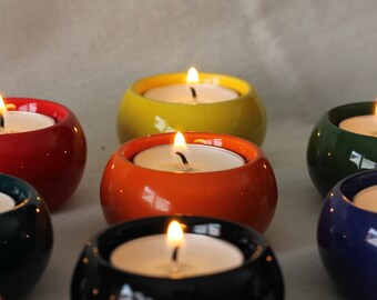 Tealight candle holder | Candle holder | Ceramic | Handmade |