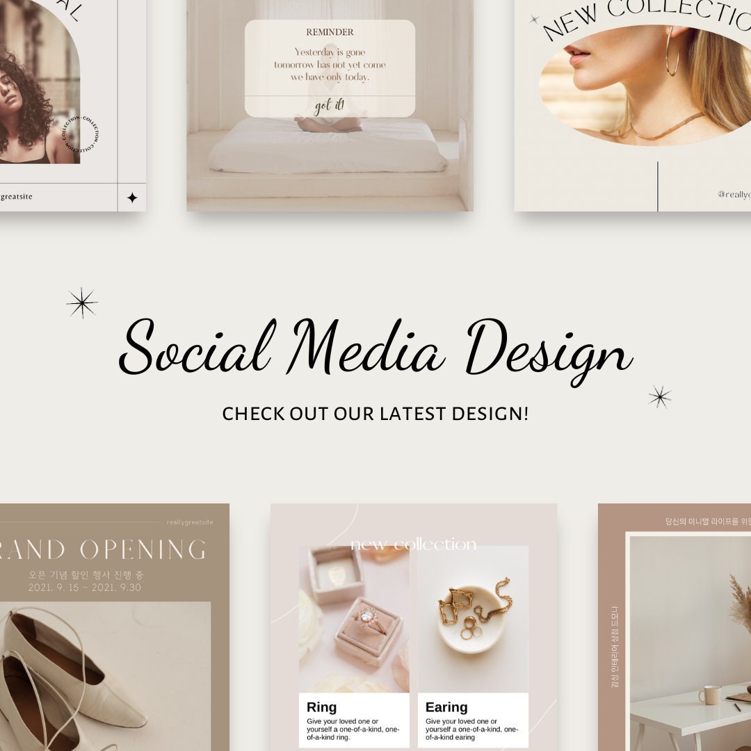 Social Media Post Bundle | Canva Templates | | Instagram Template - Etsy