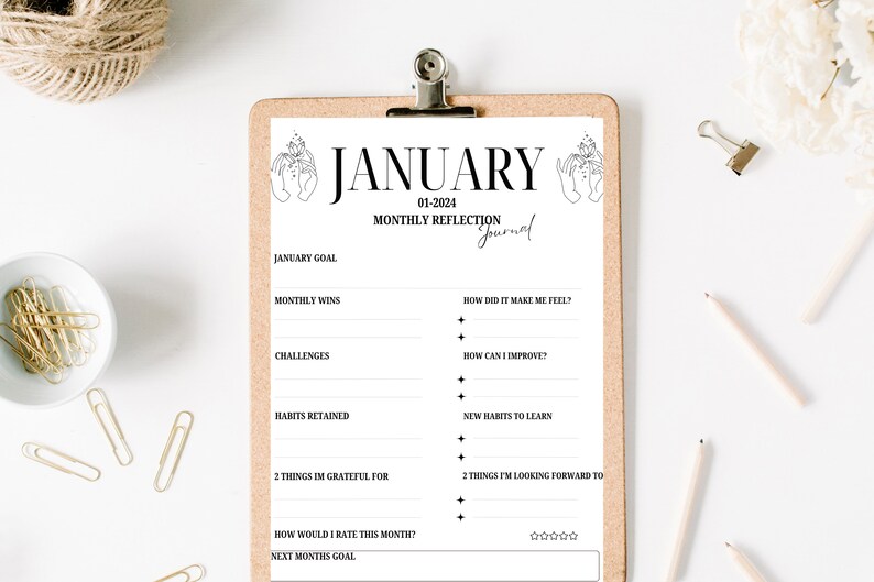2024 Printable Calendar, 2024 Calendar, Digital Download, Manifestation