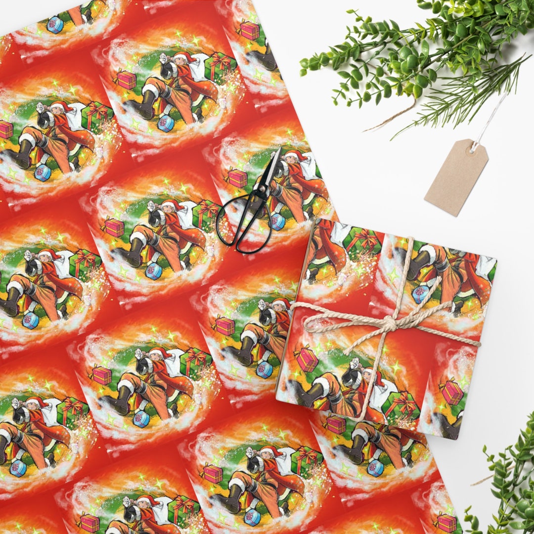 Wrapping Paper Naruto Uzumaki Etsy