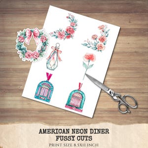 American Neon Diner Floral Arrangements, Carnation Floral PNG, Carnation Bouquet, Flowers, Decor, Ornaments, Flower Art, Digital download