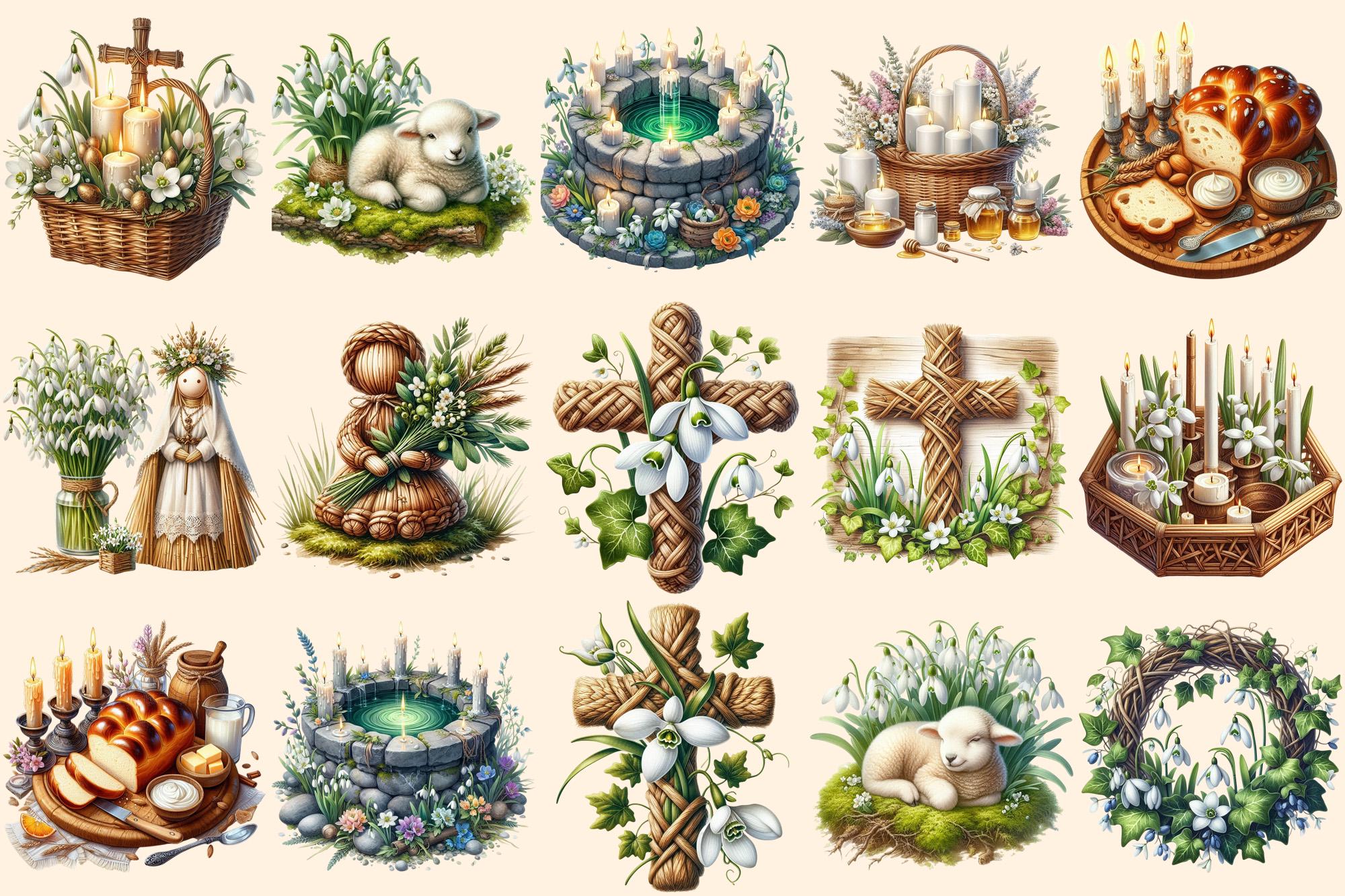 Imbolc Celebrations PNG Clipart Collection - Pagan Graphics (digital ...