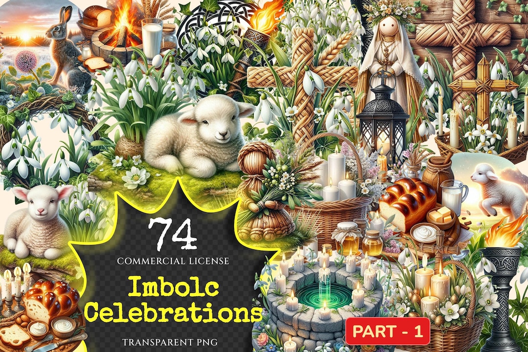 Imbolc Celebrations PNG Clipart Collection - Pagan Graphics (digital ...
