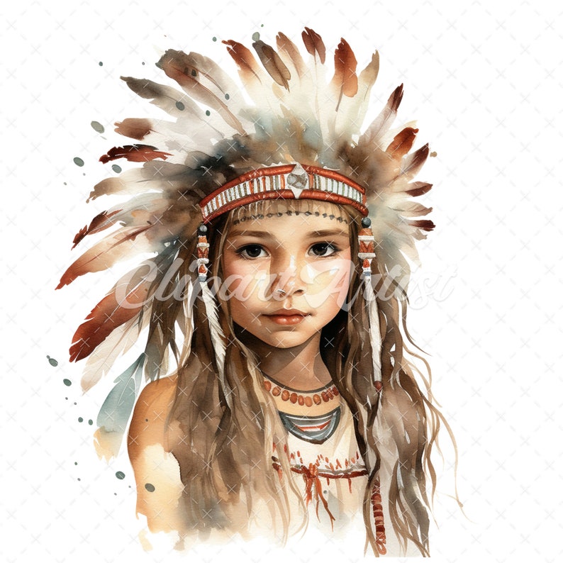 20 Highquality Native American Girl Clipart Native American Digital