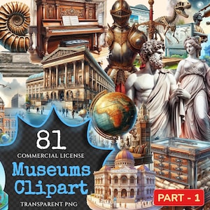 Museums PNG Clipart Collection - 81 PNG, Heritage display illustration, Artistic and historical art, Commercial use, Digital download